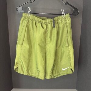 Nike Running Olive Green Shorts with Liner S